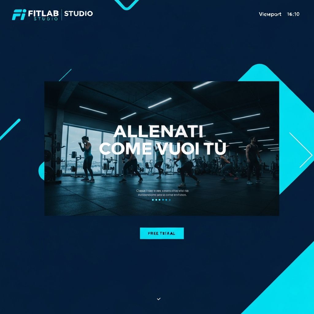 Anteprima del sito FitLab Studio
